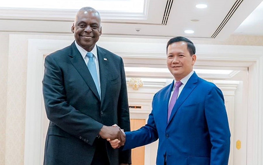 Bộ trưởng Quốc phòng Mỹ Austin thăm Campuchia